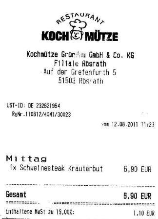 mfdk Hffner Kochmtze Restaurant